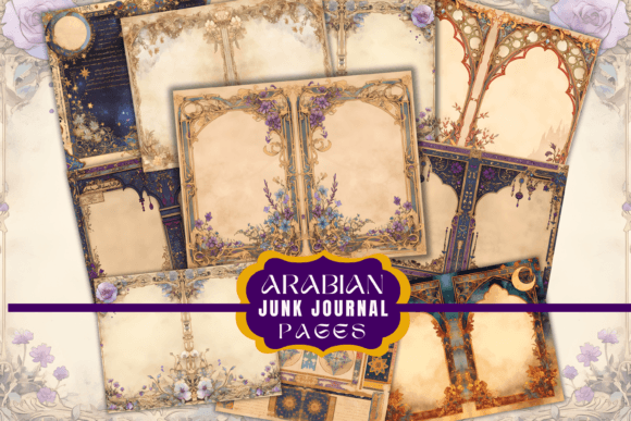 Download Arabian Nights Junk Journal Pages - Premium Bundle