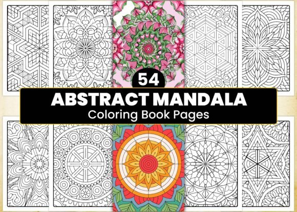 Download Abstract Mandala Coloring Page for Adult - Abstract Collection