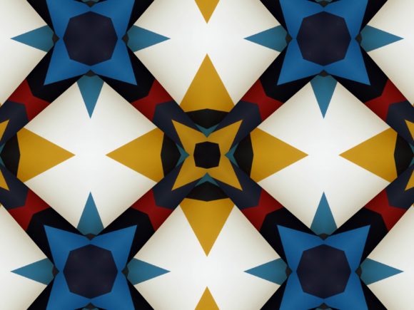 Download Blue Abstract Ornament Pattern - Abstract Collection