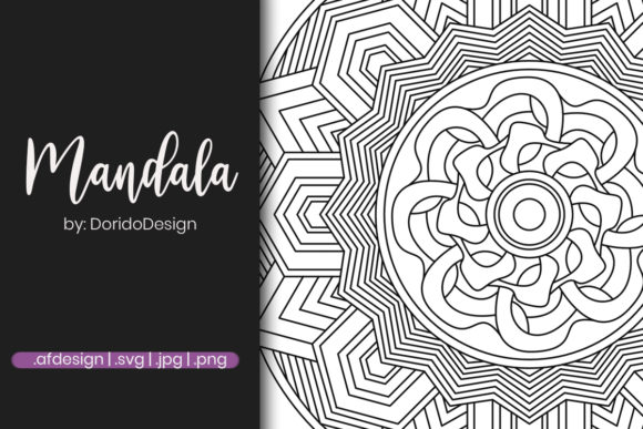 Download Abstract Mandala Coloring Page for Adult - Abstract Collection