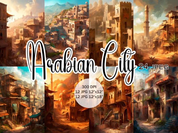 Download Arabian City JPEG Clipart - Arabian Collection