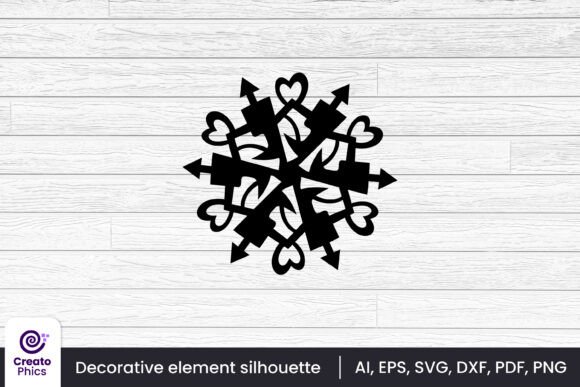 Download Floral Element Silhouette Decorative SVG - Floral element Collection